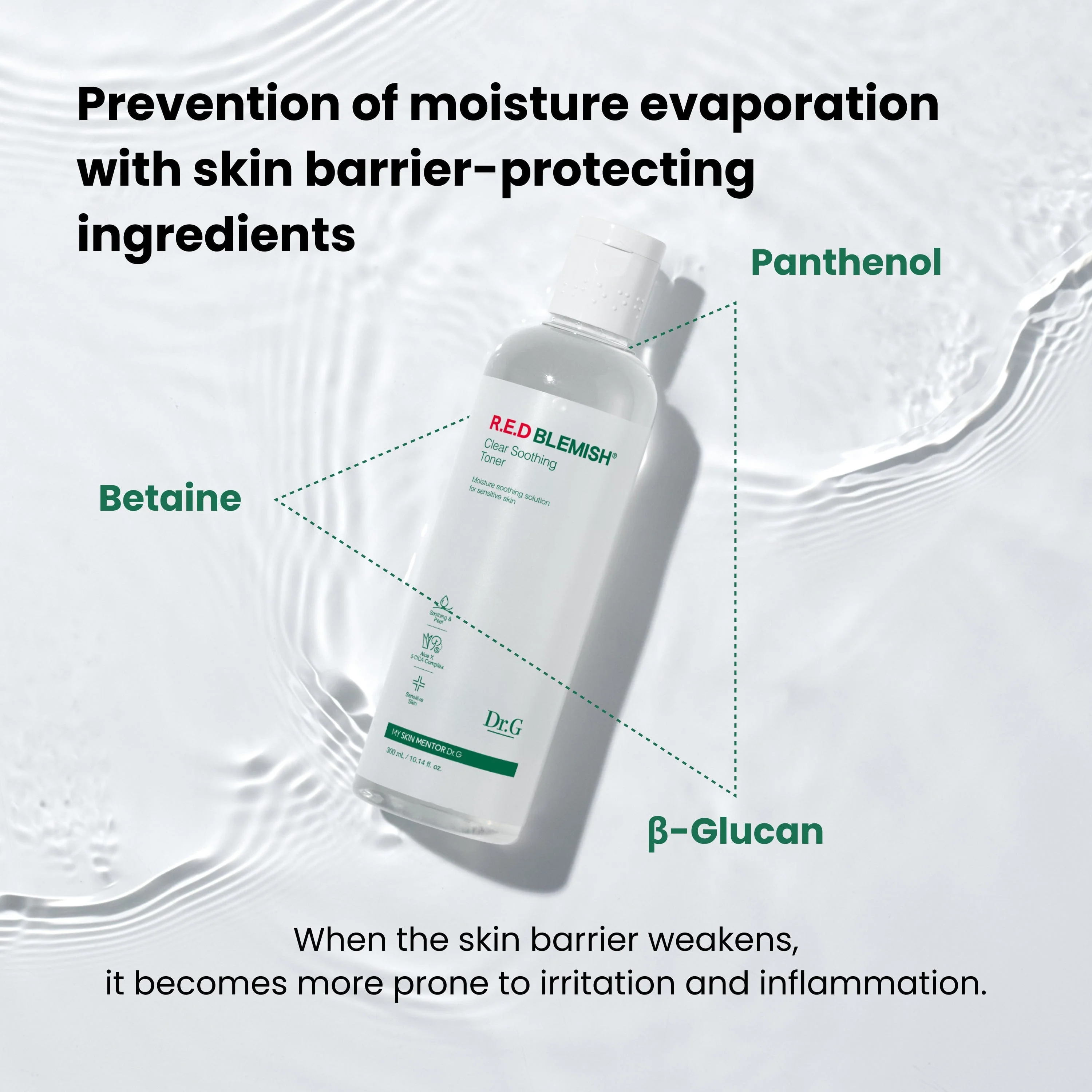 Dr.G RED BLEMISH CLEAR SOOTHING TONER 300ML